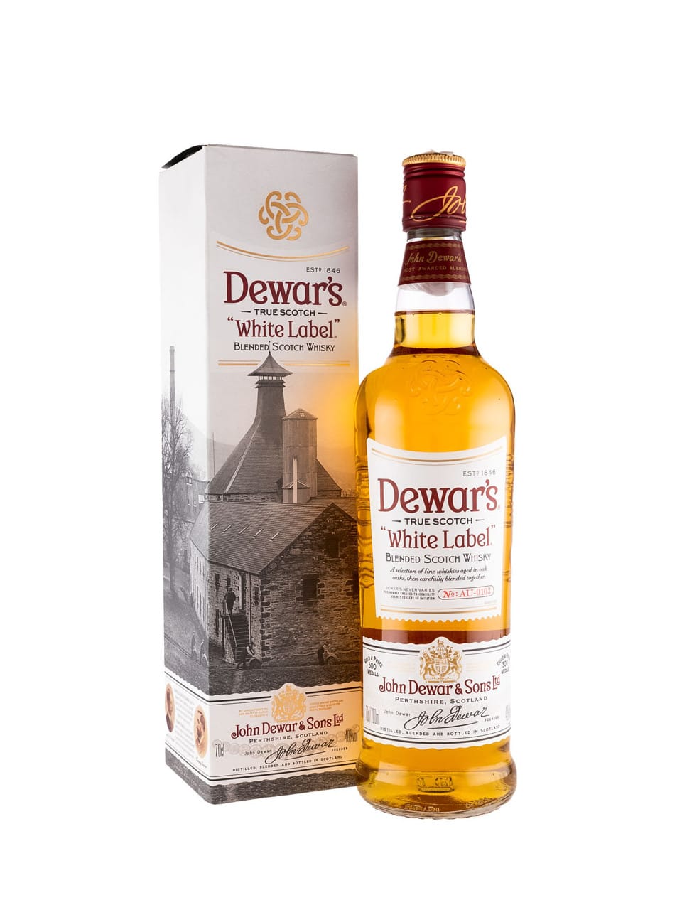 Dewar's White Label Scotch Whisky Gift Box