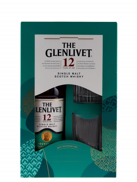 The Glenlivet 12 Ani Double Oak + 2 Glasses