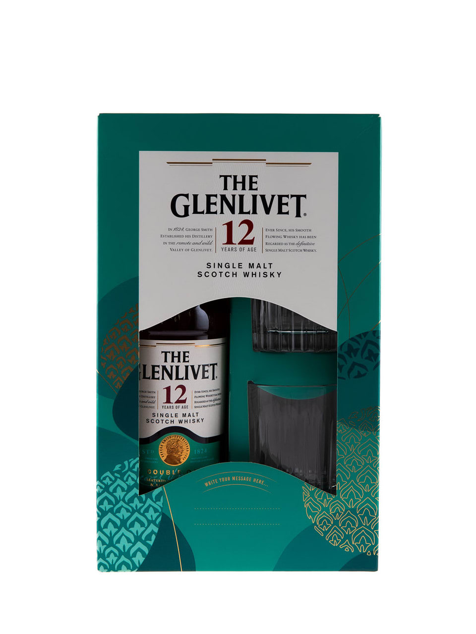 The Glenlivet 12 Ani Double Oak + 2 Glasses