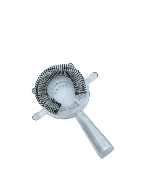 Bar Strainer 4 Prong In Pc Clear