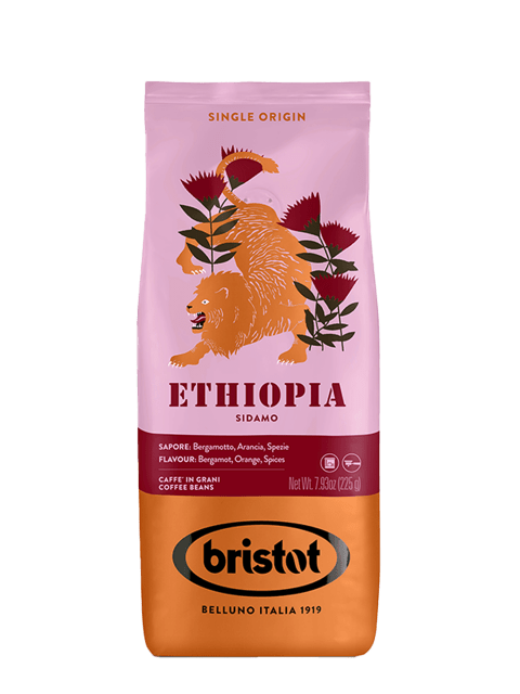 Single Origini Cafea Bristot Etiopia*225G  50...
