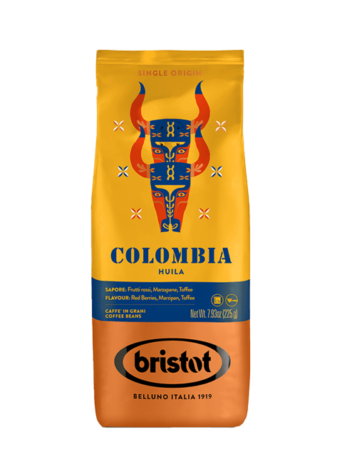 Single Origini Cafea Bristot Columbia*225G 50...